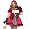Leg Avenue - Gothic Red Riding Hood Costume - Red/Black Product image